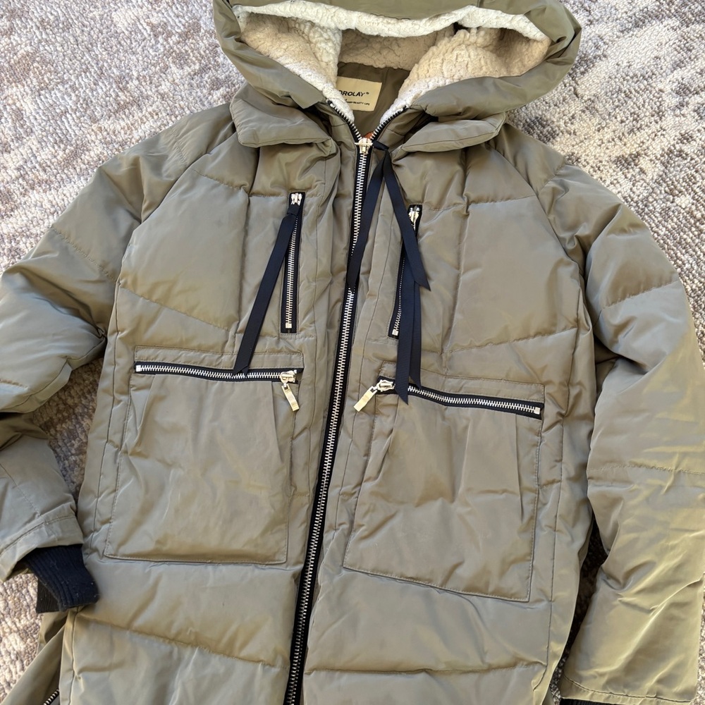 Orolay | Women's Thickened Down Jacket in army green - Picture 6 of 10